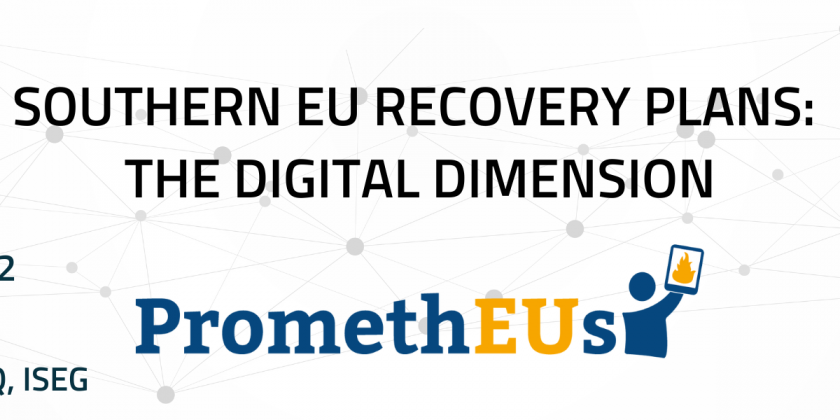Seminário | Southern EU Recovery Plans: The Digital Dimension