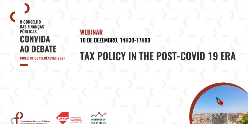 Conferência | Tax policy in the post-Covid 19 era